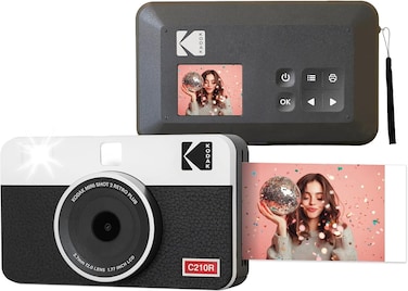Kodak Mini Shot 2 And Printer Combo Retro Camera - White (International Version)