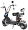 كروني سكوتر كهربائي هارلي باطارات كبيرة بمقعدين مع بلوتوث 1000 واط 60 كم/ساعة عالية الطاقة بعجلتين للبالغين, احمر سبايدر