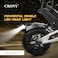Crony V8 Electric Scooter, 1600Wx2 Dual Motor, 50-80Km/H Max Speed, Detachable 60V Battery, LED Headlamp, Front-Mounted Storage Bag, 140Kg Max Load, Double C-Shaped Suspension, Gray