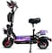 Crony Dk-11 2800Wx2 Dual Motor Electric Scooter, 80-95Km/H Speed, Off-Road Tires, Front/Rear Suspension, Bluetooth Speaker, Phone Holder &amp; Front Bag, LED Base, LED Remote Control, Big LCD Display