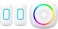 Crony RL-3995B Doorbell Battery-Powered Wireless Doorbell With Shining LED Display Door Bell (White)