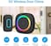 Crony RL-3995B Doorbell Battery-Powered Wireless Doorbell With Shining LED Display Door Bell (Black)