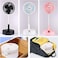 Crony Telescopic Speaker Fan With Wireless Speaker And Aroma Fragrance Diffuser Portable, White