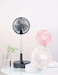Crony Telescopic Speaker Fan With Wireless Speaker And Aroma Fragrance Diffuser Portable, White