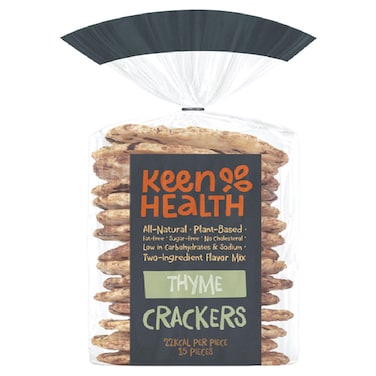 Keen Health Thyme Crackers, 90g