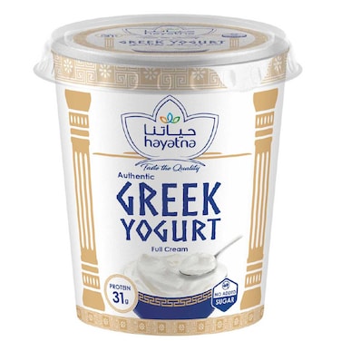 Hayatna Plain Protein Greek Yoghurt, 360g