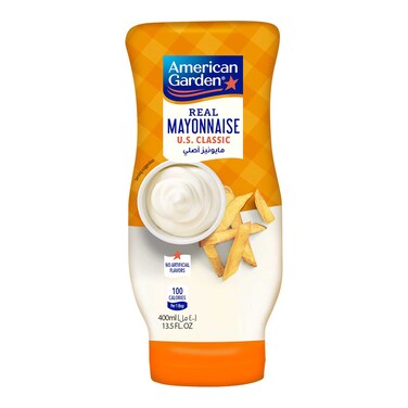 American Garden Real Original Squeeze Mayonnaise, 400ml