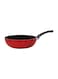 Ceramic Wok Pan Red/Black 28cm