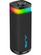 JBuds Party Portable Bluetooth Speaker, 2 Full-Range Drivers + 2 Passive Woofers, IP56 Waterproof, 12 Hours Playtime, Connect Multiple Speakers, Custom Sound + RGB Lighting via App black