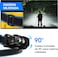 WUBEN E7 Adjustable Headlamp Bracket, Black Headlamp Strap, LED Headlamp Hand Strap for Rechargeable Headlamp Flashlight Outdoor Tools for Outdoor Activities Camping, Hiking, Fishing, Walking, etc
