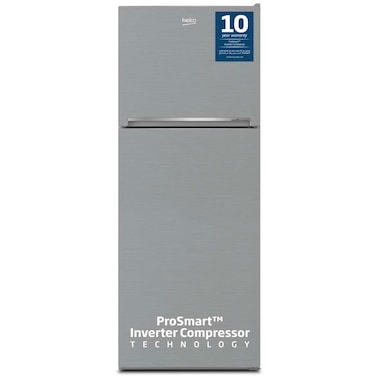 Beko Refrigerator 550 Liters Gross(422 Net),Top Mount Double Door,CoolRoom, 10 yrs Warranty on  ProSmart Inverter Compressor, RDNT550XS(Silver colour)