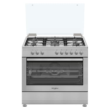 Whirlpool Cooker WM9GC1KCX/MEA, 90 cm, Cast Iron, Silver, 5 Burners