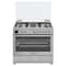 Whirlpool 5 Burner Gas Cooker WM9GC6DCX Silver 90x60cm