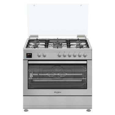 Whirlpool Cooker WM9GC6DCX/MEA, 90 cm, Cast Iron, Silver, 5 Burners