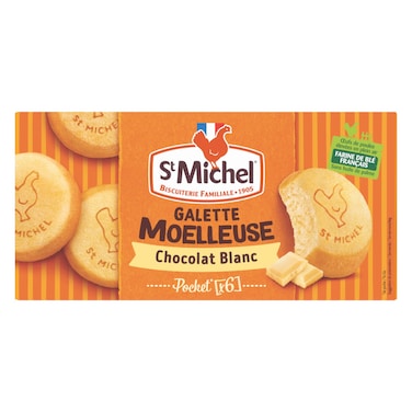 سانت ميشيل كيك طري بالشوكولاته البيضاء 180 غرام