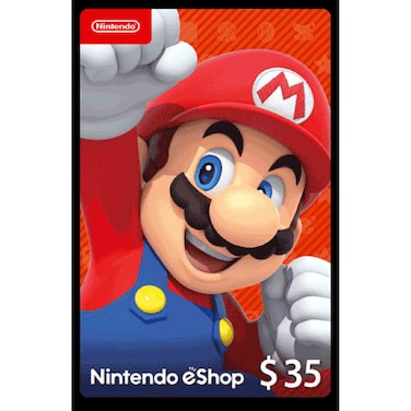 Nintendo eShop Gift Card, 35 USD, Digital Code