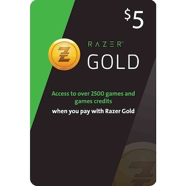 Razer Gold Digital Gift Card 5 USD Global, ESD
