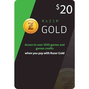Razer Gold Digital Gift Card 20 USD Global, ESD