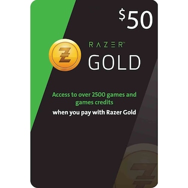 Razer Gold Digital Gift Card 50 USD Global, ESD