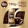 Nescafe Gold Instant Coffee, 190g With Free Mug