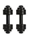 Yardwe 2Pcs Dumbbell Shape Water Bottle, Sports Fitness Exercise Water Jug for Gym, Yoga, Running, Outdoors, Cycling, and Camping