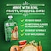 Gerber Organic Veggies, Fruits and Cereals with Apple Pumpkin Carrot and Oats for Baby, 110g