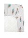 Baby Organic Bamboo Muslin Fitted Sheet - Plush Feathers