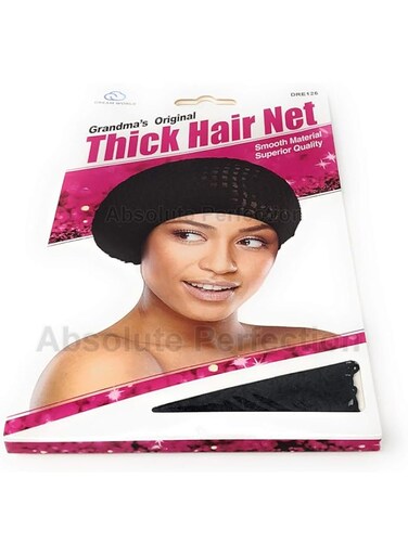 Dream World Grandma's Original Thick Hair Net [Black]