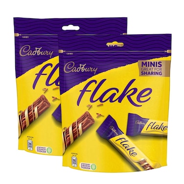 Cadbury Flake Minis Milk Chocolate 159.5g Pack of 2