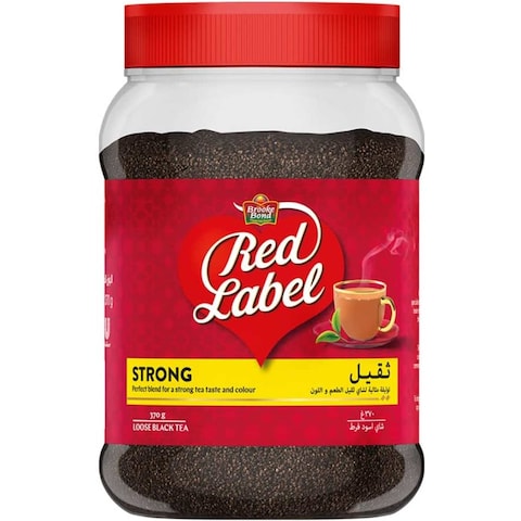 Brooke Bond Red Label Strong Loose Black Tea 370g