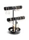 ProCase Bracelet Holder Stand, Bracelet Organizer Display T-bar Bangle Storage Rack Metal Watch Jewelry Display Tower for Selling Vendors - 2 Tier, Black