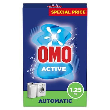 Omo Automatic Powder Laundry Detergent Active, 1.25kg