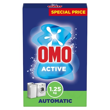 Omo Automatic Powder Laundry Detergent Active, 1.25kg