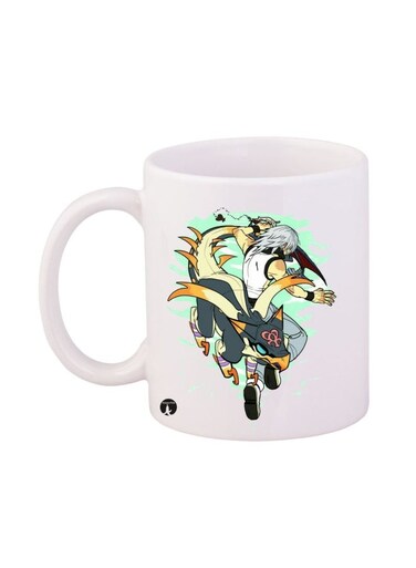 Kingdom Hearts Video Game Character Printed Mug White/Black/Grey