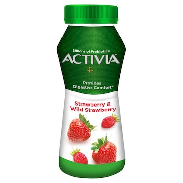 Activia Go Wild Strawberry Yoghurt, 180ml