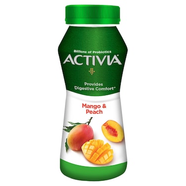 أكتيفيا غو وايلد زبادي  بنكهة الخوخ والمانغو 180 ملل