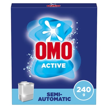 OMO SemiAutomatic Powder Laundry Detergent Active 240g