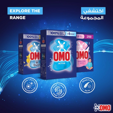 OMO SemiAutomatic Powder Laundry Detergent Active 1.25kg