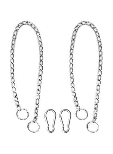 YuCool 2 Pack Dog Collar Chain, Stainless Steel Training Collar for Dogs (2.5mm;20 Inch)
