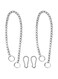 YuCool 2 Pack Dog Collar Chain, Stainless Steel Training Collar for Dogs (2.5mm;20 Inch)