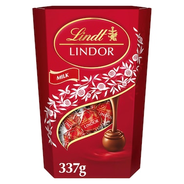 Lindt Lindor Milk Truffles Balls Cornet, 337g