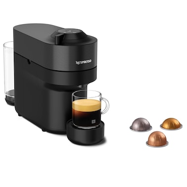 Nespresso Coffee Machine Vertuo Pop, 1500 W, 0.56 L, Liquorice Black, Plastic, Removable Tank
