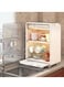 Dish Drying Stand Cabinet, Large Dustproof Nursing Baby Bottle Drying Rack Storage Box Organizer with Door,Kitchen Storage Shelf for Drinking Glass Bottle Bowls Mugs
