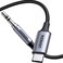 UGREEN USB C to 3.5mm Cable 1M DAC Type C to 3.5mm Headphone Adapter Audio Male Jack Plug Cable Car Stereo Compatible with iPhone 16 Series, iPad Pro/Air 2024, Samsung S24 Ultra S24/23, Pixel 5