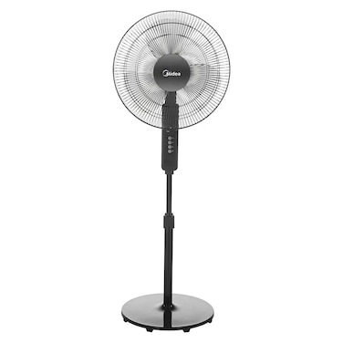 Midea Stand Fan FS4019K, ABS Material, Black