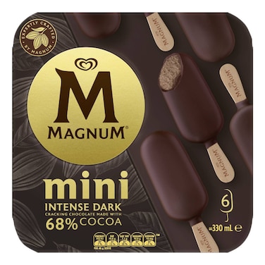 Kwality Wall's Magnum Mini Dark Ice Cream, 330ml