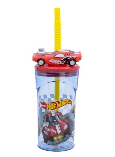 3D FIGURINE TUMBLER 360 ML HOTWHEELS BLUE FIRE