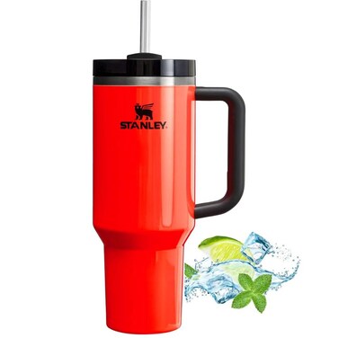Stanley Quencher H2.0 Flowstate Tumbler 1.2L - Cold For 11 Hours - Iced For 48 Hours - Metal Water Bottle With Straw, Handle And Lid - Dishwasher Safe - Travel Mug For Cold Drinks