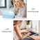 ZOOMEE Case for iPad Air 13 Inch Case 2025 M3/2024 M2 With Pencil Holder, Hybrid Smart Cover iPad 13 Air M3 M2 Case with Clear Transparent Back, Supports Touch ID, Auto Wake/Sleep - Blue