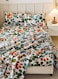 Home 4 pieces Bedsheet setleaves Design,Green